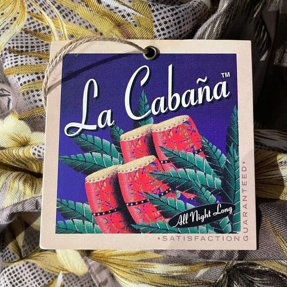 LA Cabana Tropical Hotel Camp Shirt Size Medium - Picture 4 of 6